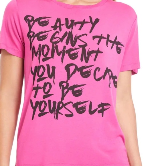 PSK Collective Calligraphy Graphic Tee  3X White Black NWT - Picture 3 of 3